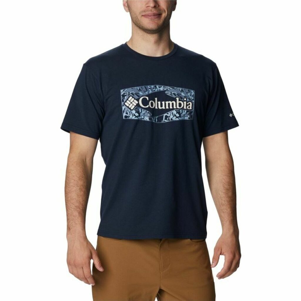 Herren Kurzarm-T-Shirt Columbia Sun Trek™ Graphic  Blau
