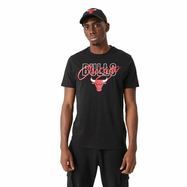 Herren Kurzarm-T-Shirt New Era  Script Chicago Bulls