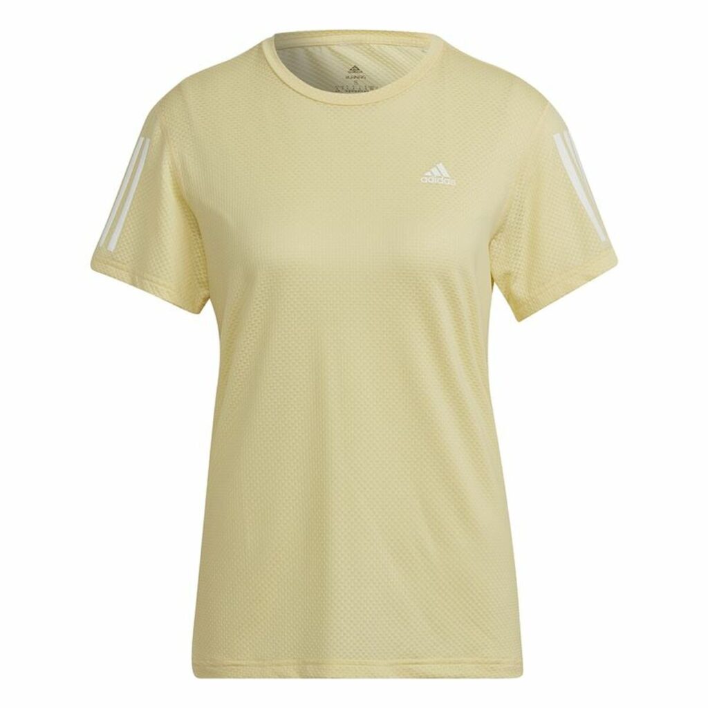 Damen Kurzarm-T-Shirt Adidas Own Cooler Gelb