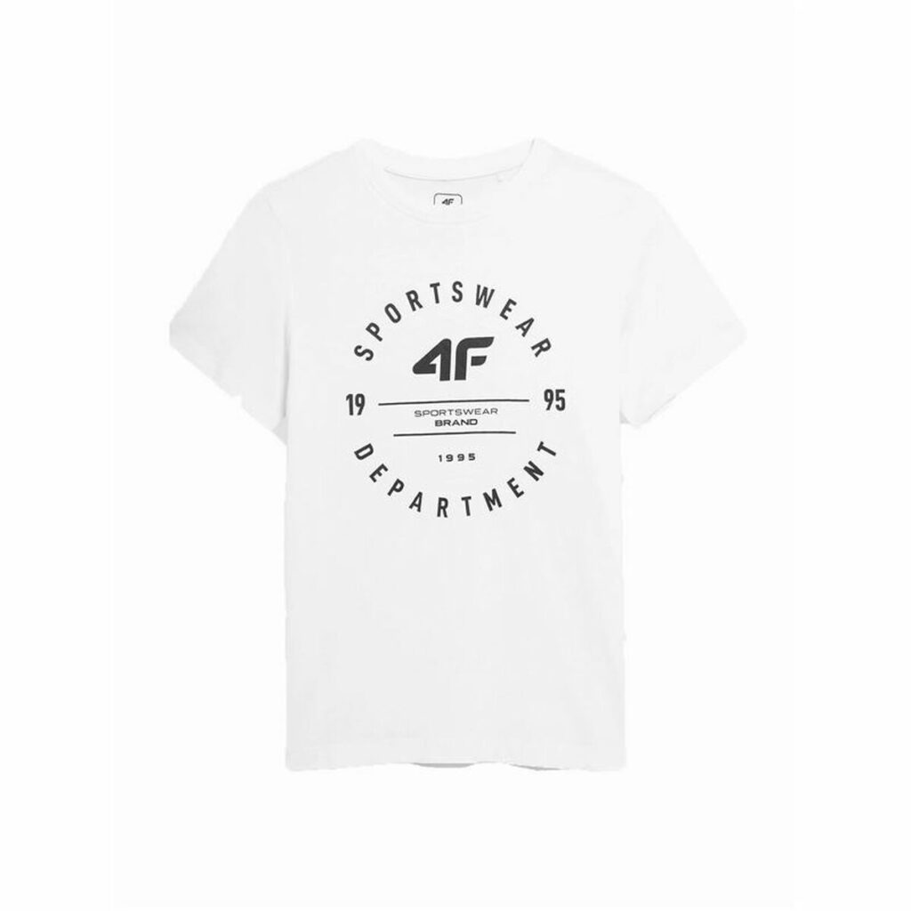 Jungen Kurzarm-T-Shirt 4F M294  Weiß