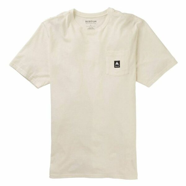 Herren Kurzarm-T-Shirt Burton Colfax  Weiß Unisex
